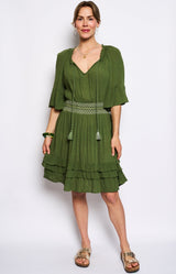 Volange DRESS OBASTY GREEN