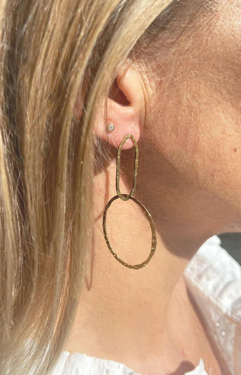 Volange EARRINGS OVAL CIRCLE