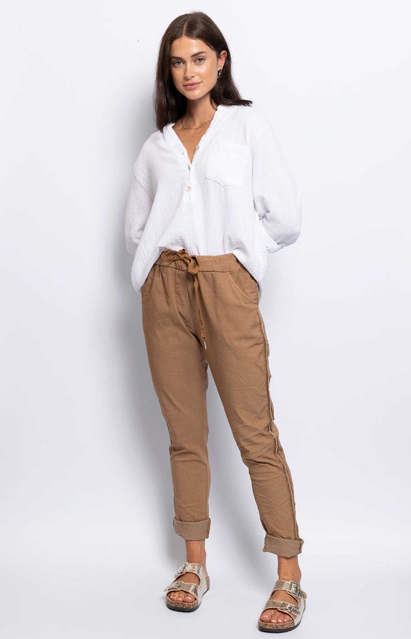 GLAM COMFORTABLE PANTS FRENCH FASHION - VOLANGE PARIS