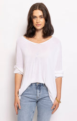 Volange TOP KNIT WHITE