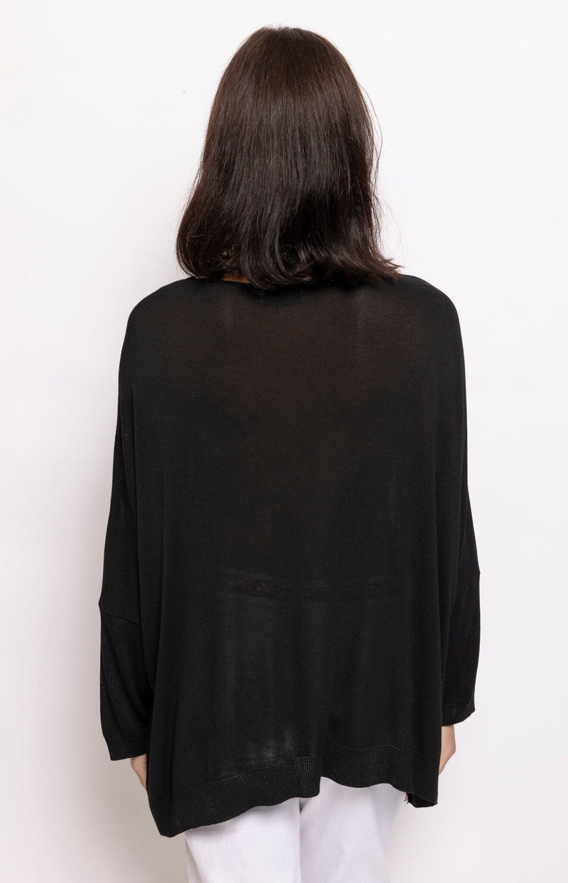 Volange TOP KNIT BLACK