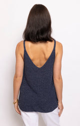 Volange TANK LUREX NAVY