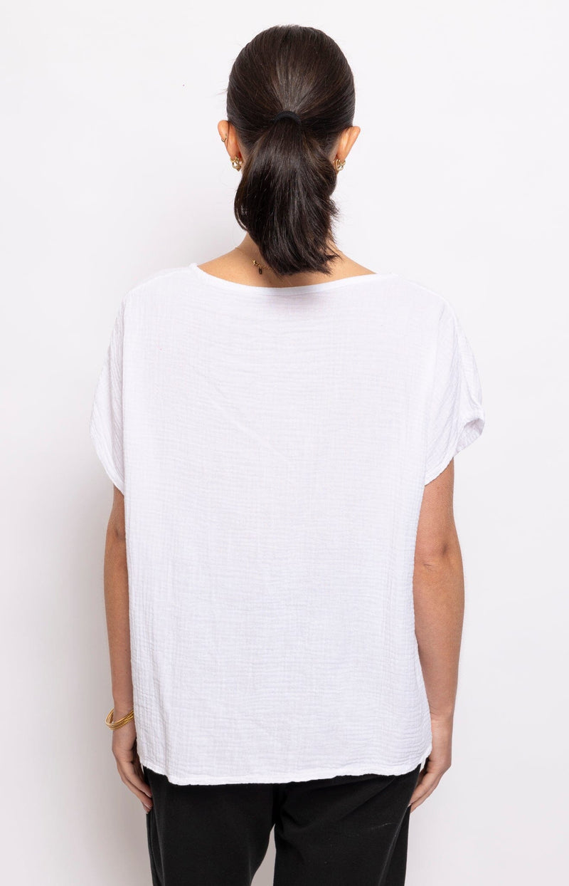 Volange TOP COTTON WHITE