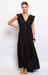 Volange DRESS MAXI YSO BLACK