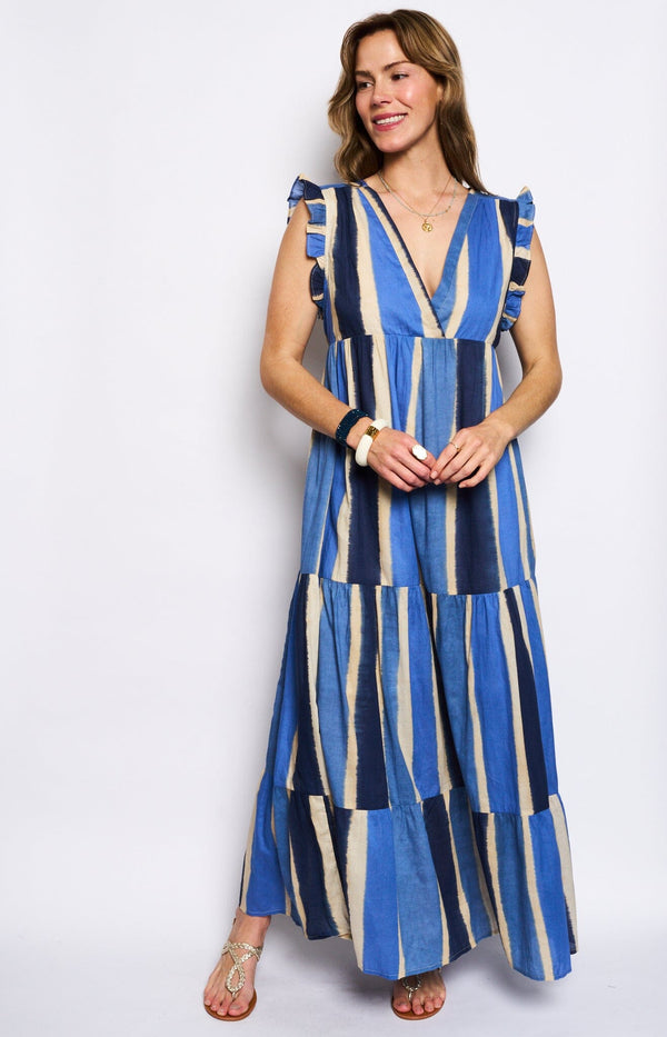 Volange DRESS MAXI YSO STRIPES