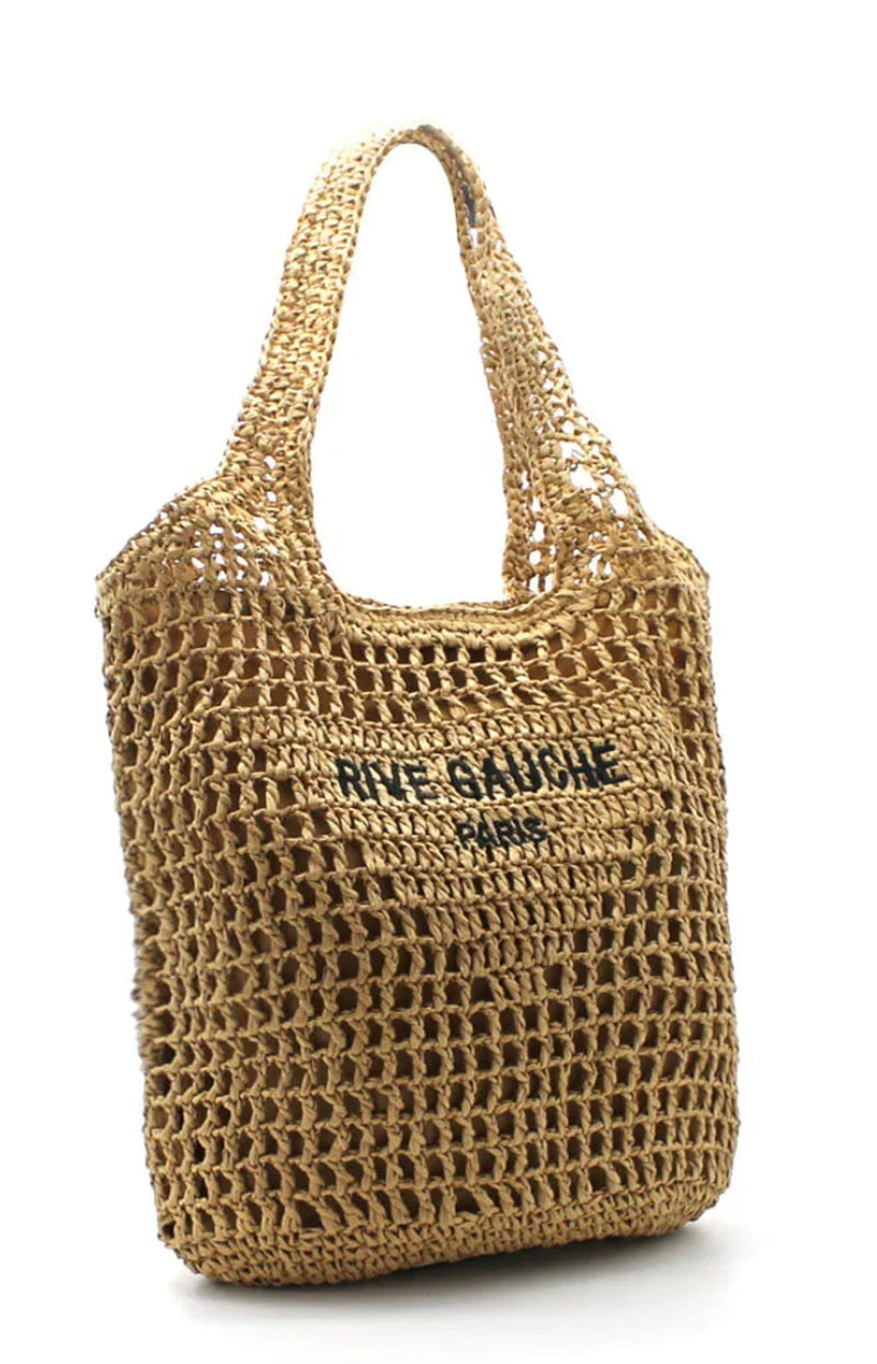 durable paper straw stylish bag french fashion - volange paris