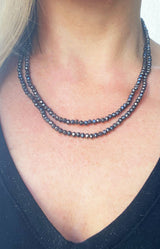 Volange LONG NECKLACE BLACK