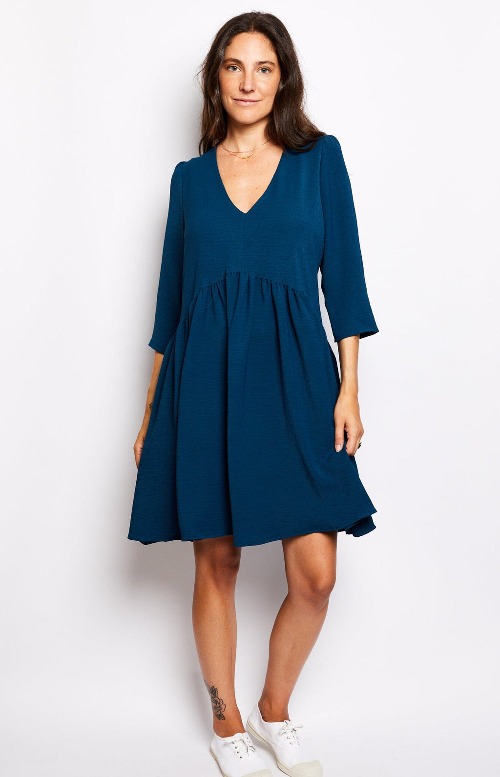 DRESS CHLOE BLUE – Volange Paris